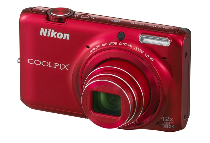 Nikon Coolpix S6500, červená_1782335741