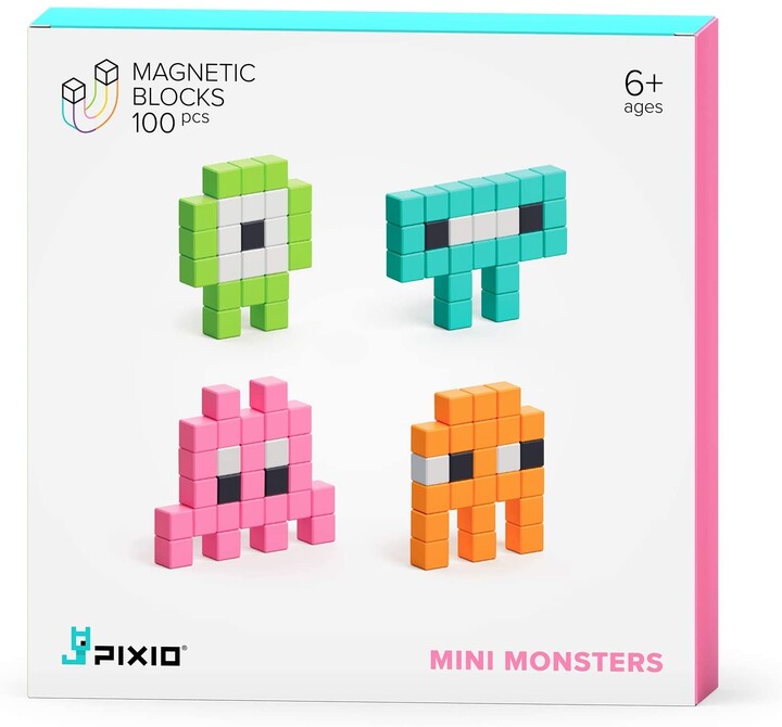 PIXIO Mini Monsters magnetická stavebnice_1850709021