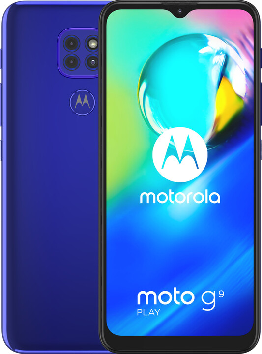 Motorola Moto G9 Play, 4GB/64GB, Electric Blue_293839160