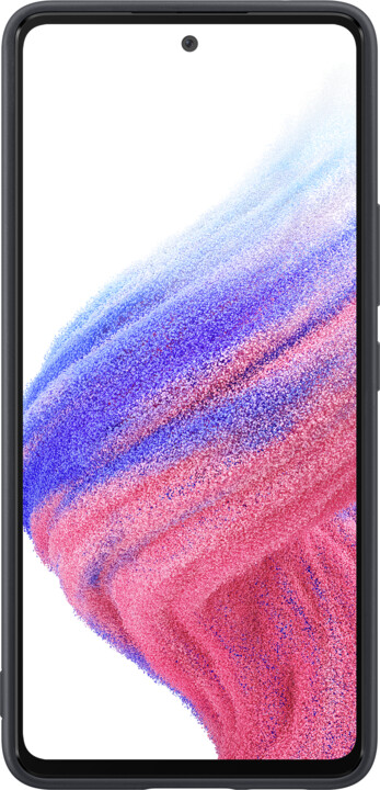 Samsung silikonový zadní kryt pro Galaxy A53 5G, černá_1908902710