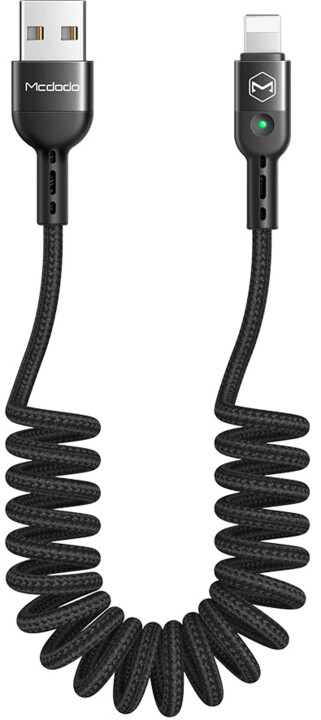 Mcdodo Omega Series datový kabel USB - Lightning, 1.8m, černá