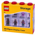 Sběratelská skříňka LEGO na 8 minifigurek, červená_1800861516