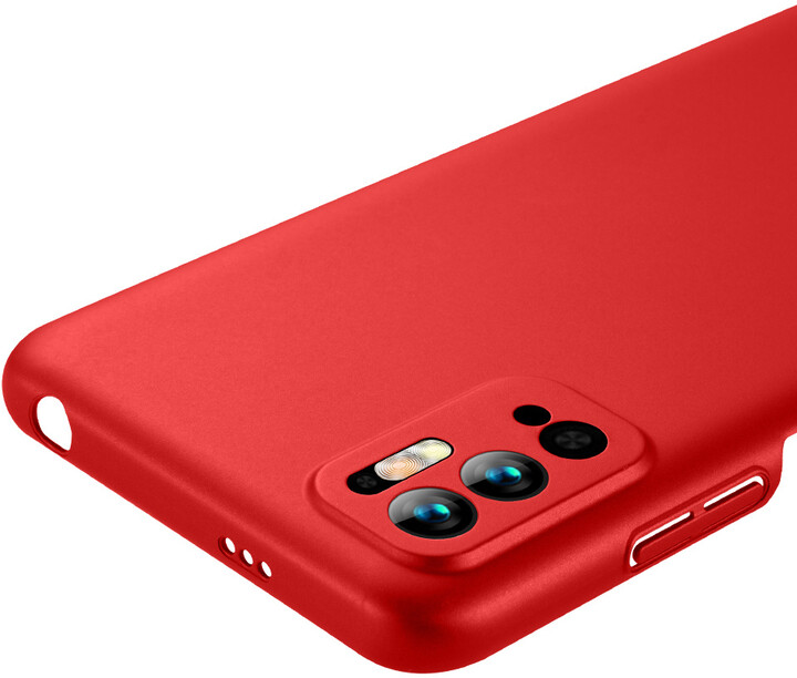 Lenuo Leshield zadní kryt pro Xiaomi Redmi Note 10 5G, červená_1621833601