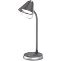 IMMAX LED stolní lampička FINCH, Qi nabíjení, stmívatelná, šedá / stříbrná_1950218282