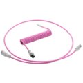 CableMod Pro Coiled Cable, USB-C/USB-A, 1,5m, Strawberry Cream_835683840