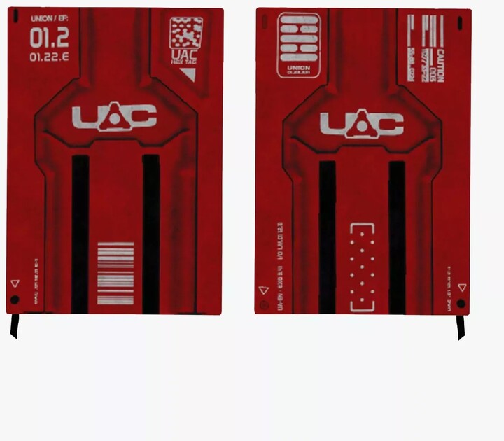 Zápisník Doom - UAC Keycard, A5_572369743