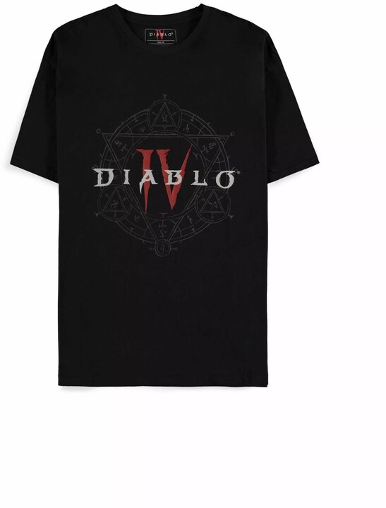 Tričko Diablo IV - Pentagram (S)_621814479