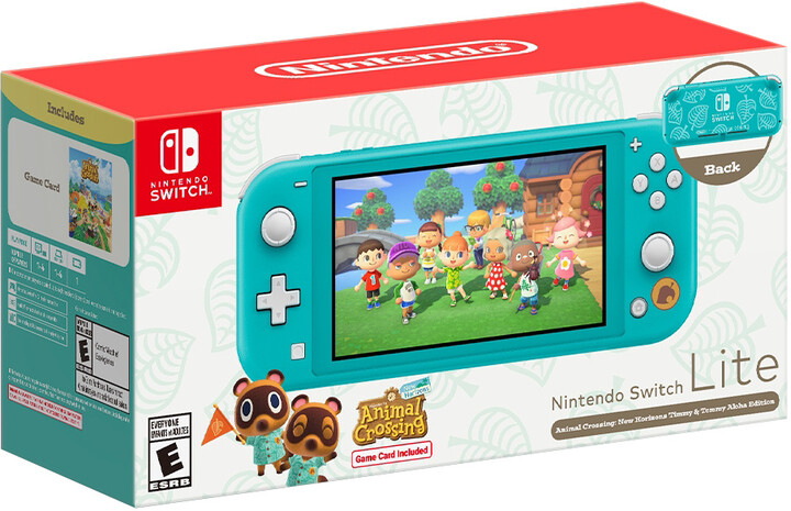 Nintendo Switch Lite, tyrkysová + Animal Crossing: New Horizons_2118704160