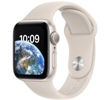 Apple Watch SE 2022, 40mm, Starlight, Starlight Sport Band_1497293743