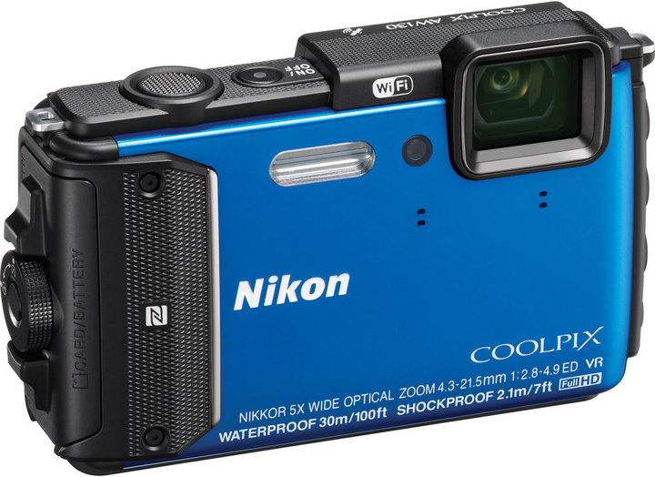 Nikon Coolpix AW130, modrá_1795117681