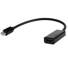 Gembird CABLEXPERT kabel red. miniDisplayport na HDMI, M/F, černá A-mDPM-HDMIF-02
