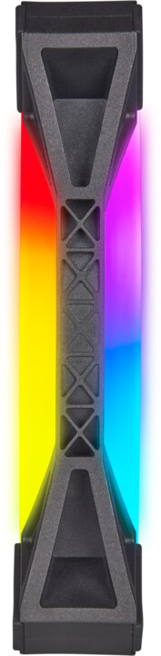 Corsair iCUE QL140 RGB, 2x140mm, Lighting Node CORE, černý