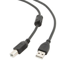 Gembird CABLEXPERT kabel USB A-B 4,5m 2.0 HQ s ferritovým jádrem CCF-USB2-AMBM-15