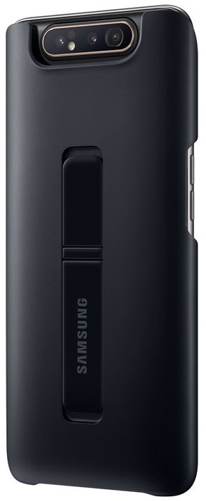 Samsung zadní kryt se stojánkem pro Galaxy A80, černý_1484456948