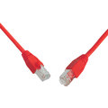 Solarix Patch kabel CAT5E SFTP PVC 3m červený snag-proof
