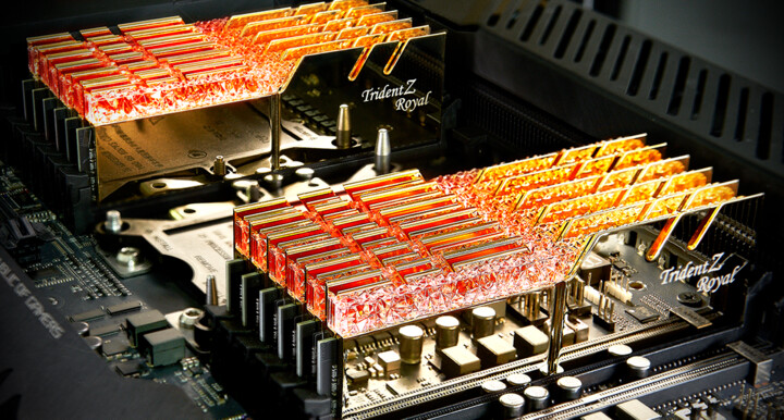 G.SKill Trident Z Royal Gold 32GB (2x16GB) DDR4 4000 CL17