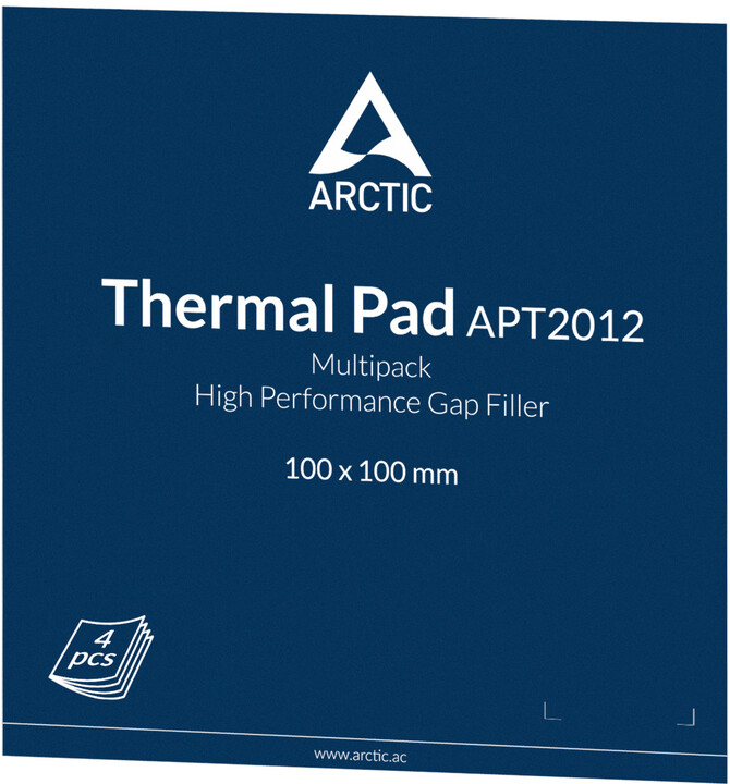 Arctic Thermal Pad Basic 100x100x1,5mm (balení 4 ks)_1250417452
