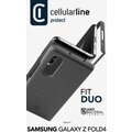 Cellularline zadní kryt Fit Duo pro Samsung Galaxy Z Fold4, PU kůže, černá_1891241175