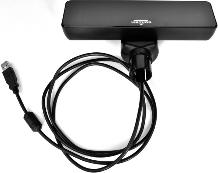 Virtuos FV-2030B - VFD zákaznicky displej, 2x20 9mm, USB, černá_395562240