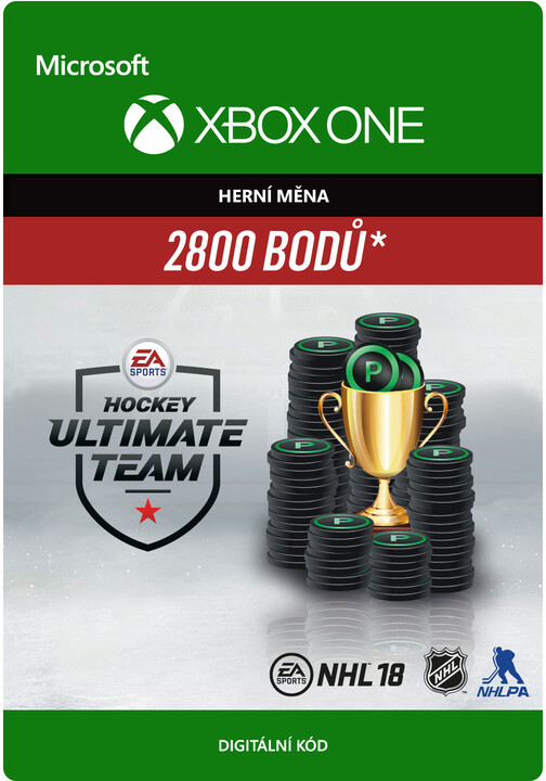 NHL 18 - 2800 HUT Points (Xbox ONE) - elektronicky_597756972