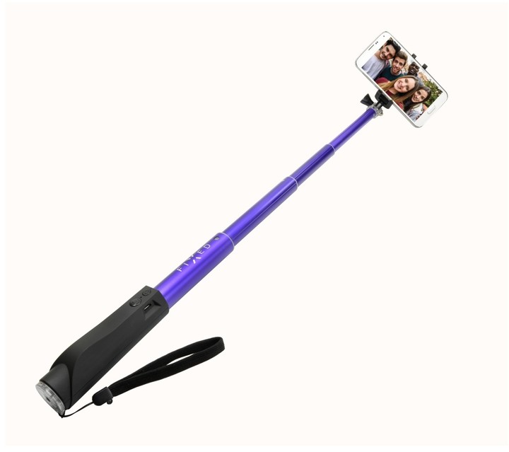 FIXED Bluetooth selfie stick s tlačítkem, modrá_1638755817