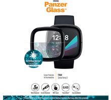 PanzerGlass ochranné sklo SmartWatch pro Fitbit Sense/Versa 3, antibakteriální_418867741