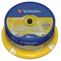 Verbatim DVD+RW 4x 4,7GB spindl 25ks_1831505879