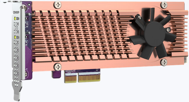 QNAP QM2-2P-344A - pro disky 2x SSD M.2 22110/2280 PCIe, (Gen3 x4)_1000581158