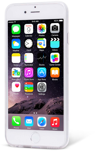 EPICO pružný plastový kryt pro iPhone 6/6S HOCO FLOWER - transparentní bílá/zlatá_1794068852