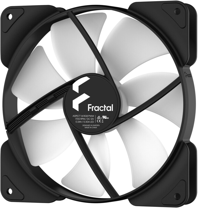 Fractal Design Aspect 14 RGB PWM Black Frame 3-pack_962472238