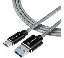 Tactical kabel Fast Rope Aramid USB-A - USB-C, 2m, šedá_1677263829