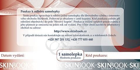Kupón na individuální polep víka notebooku www.skinbook.cz_1623687547