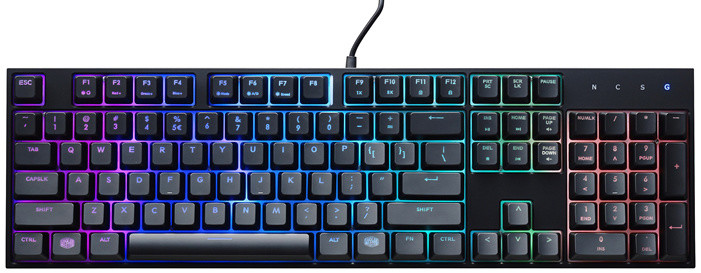 Cooler Master MasterKeys Lite L, hybridní mechanická, CZ_1451864437