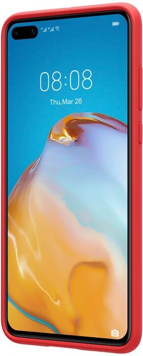 Nillkin silikonové pouzdro Flex Pure Liquid pro Huawei P40, červená