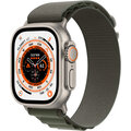 Apple Watch Ultra, 49mm, Cellular, Titanium, Green Alpine Loop - Small