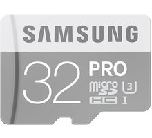 Samsung Micro SDHC PRO 32GB UHS-I U3 + SD adaptér_1649489600