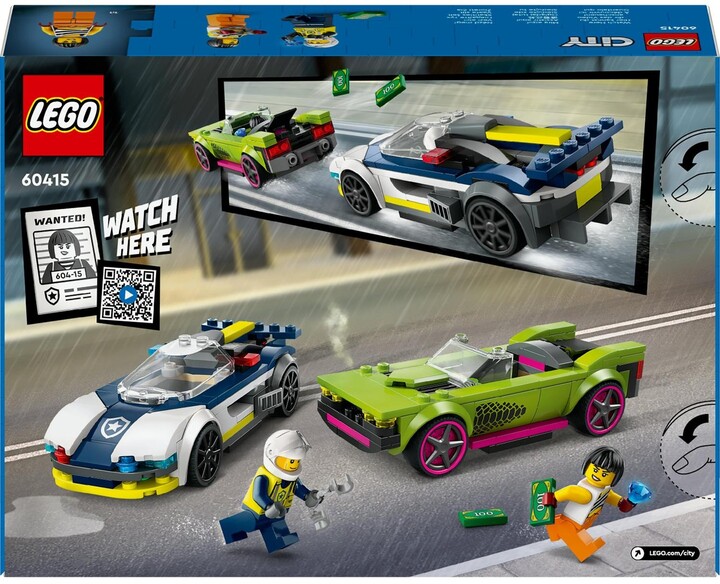 LEGO® City 60415 Honička policejního auta a sporťáku_904059629