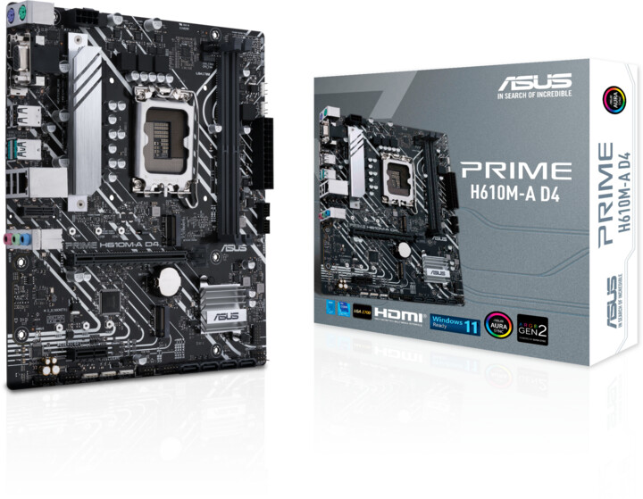 ASUS PRIME H610M-A D4 (DDR4) CSM - Intel H610_1408810571