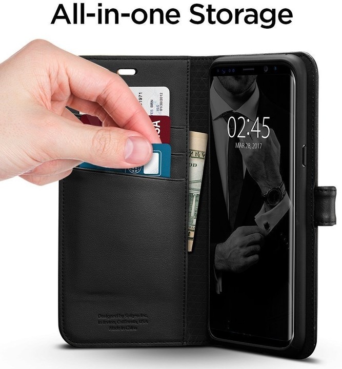 Spigen Wallet S pro Samsung Galaxy S8+, black_1430331337