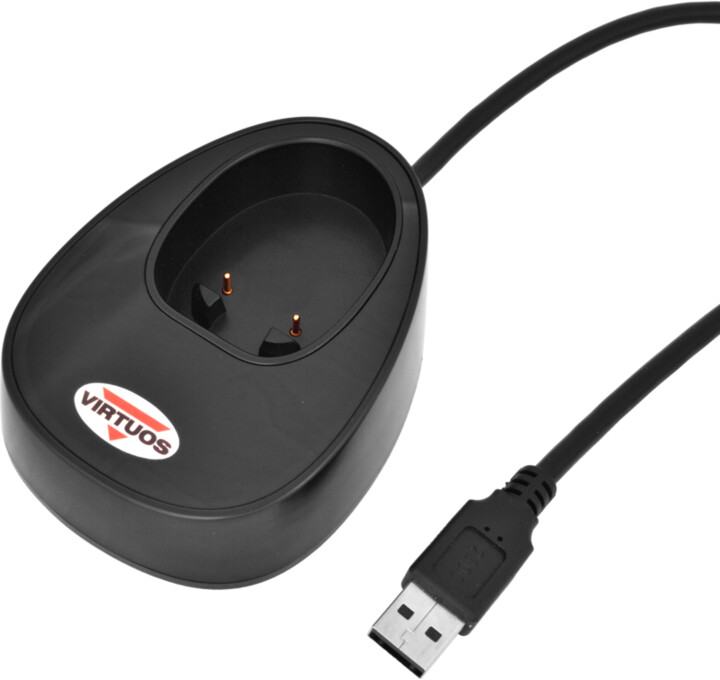 Virtuos HW-855A - 2D, USB, bezdrátová, základna, černá_1789723288