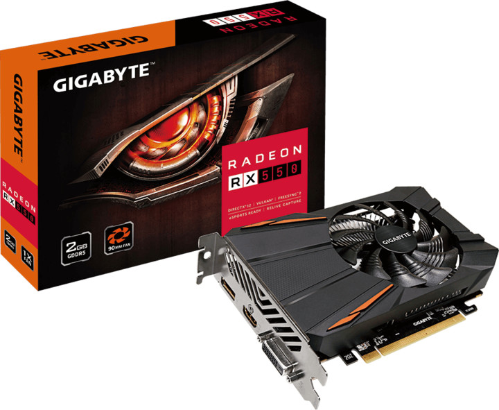 GIGABYTE Radeon RX 550, 2GB GDDR5_1708738311