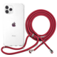 EPICO ochranný kryt Nake String pro iPhone 11, bílá transparetní/červená_278274430
