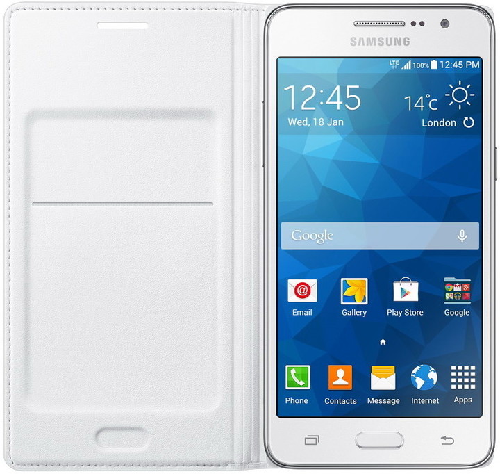 Samsung pouzdro s kapsou EF-WG530B pro Galaxy Grand Prime (SM-G530), bílá_1355173222