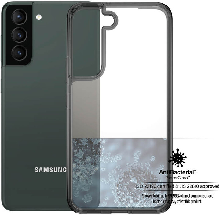 PanzerGlass ochranný kryt HardCase pro Samsung Galaxy S22+, Crystal Black edition, černá_652258874