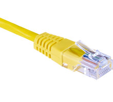 Masterlan patch kabel UTP, Cat5e, 0,5m, žlutá