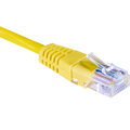 Masterlan patch kabel UTP, Cat5e, 0,5m, žlutá