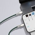 BASEUS kabel Cafule USB-C - Lightning, nabíjecí, datový, PD 20W, 1m, zelená_40271216