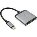 Xtorm adaptér USB-C - 2x HDMI, M/F, PD, 4K@60Hz, PD, 60W_1069365325