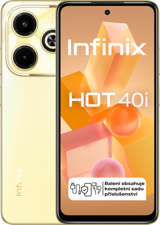 Infinix Hot 40i, 8GB/256GB, Horizon Gold_529781075