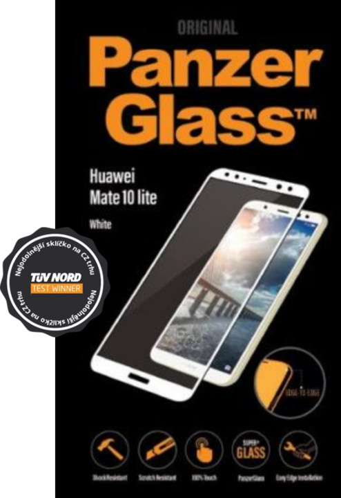 PanzerGlass Edge-to-Edge pro Huawei Mate 10 Lite, bílé_1901881760